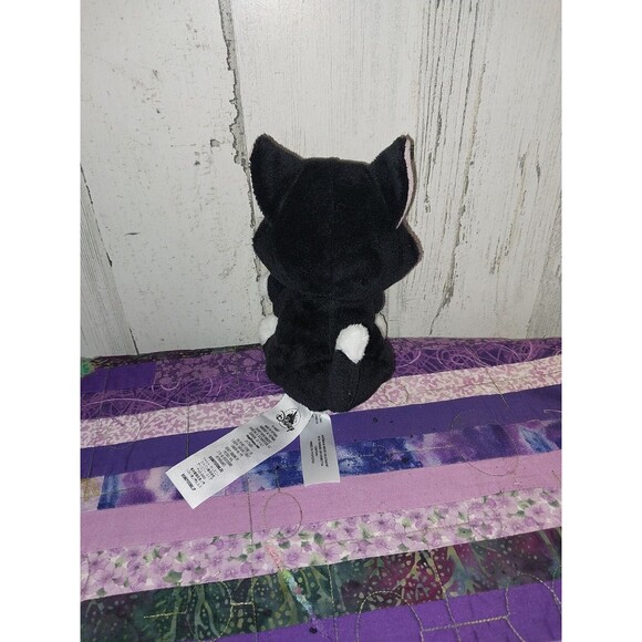 Disney Pinocchio FIGARO BLACK & WHITE CAT 6" Plush Begging Stuffed Animal - Picture 3 of 5